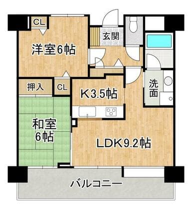 千葉市美浜区 真砂5丁目(検見川駅) 4階 2LDK
