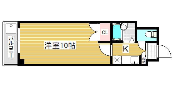 ロイヤルリージェント5階 1K