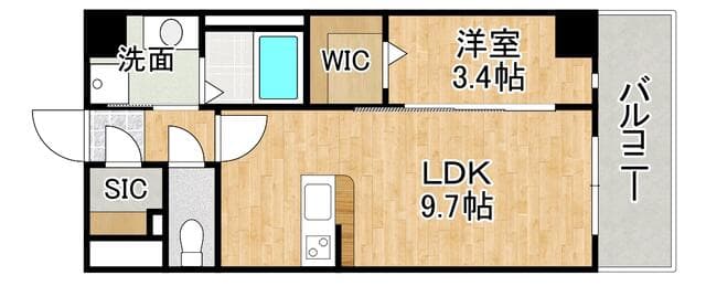 ラルヴェール和白駅前 201 1LDK